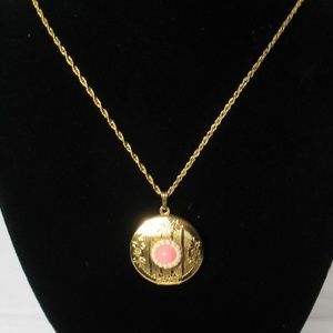 Avon Picture Locket Necklace  Metal